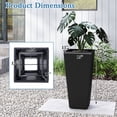 thumbnail image 3 of Costway 30" Tall Flower Pot Set of 2 Modern Decorative Planter Pots with Open-ended Base, 3 of 10