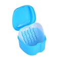 thumbnail image 3 of 2 Pack Boîte de Bain pour Prothèses Boîte de Rangement pour Fausses Dents Conteneur de Nettoyage Panier de Rinçage, 3 of 8