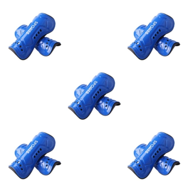maskred Adult Knee Support Comfortable And Injury Prevention Sports Protection Leg Sleeves Adjustable adult blue 5Set