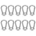 thumbnail image 2 of OTVIAP Hanging Buckle Snap,10Pcs Snap Hook Stainless Steel Safety Rope Spring Carabiner Hanging Buckle Accessories,Snap Hook, 2 of 8