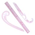 thumbnail image 4 of Règle de Courbe Française Règle de Courbe Tailleurs Règle Outils de Couture pour Créateur de Motifs 3 Pcs, 4 of 8