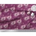 thumbnail image 2 of Soimoi Pink Rayon Fabric Cage & Roses Floral Print Fabric by Yard 56 Inch Wide, 2 of 6