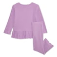 thumbnail image 2 of George Toddler Girls' Two Piece Hacci Knit Set, 2 of 2