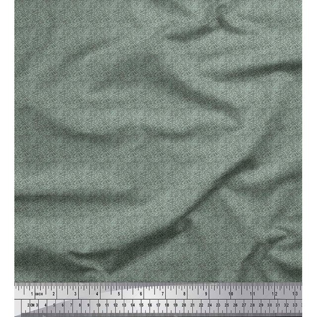 Soimoi Crepe Silk Fabric Marble Stone Texture Small Printed Fabric 1 Yard 42 Inch Wide