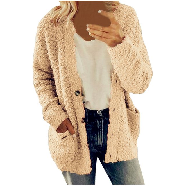 Cardigan Sweater for Women Oversized Fall Winter Button Down Sweater Tops Casual Long Sleeve Cardigans with Pockets