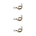 thumbnail image 1 of ZheElen 1/2/3/5 Durable Luggage Rope - Secure And Weather-resistant For Travel Easy Installation Straps With Hook orange black 120cm 3PCS, 1 of 6