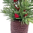 thumbnail image 4 of Holiday Time Décoration D’Arbre Avec Baies Et Pin Dans Panier Marron, 4 of 4