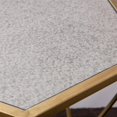thumbnail image 4 of SEI Furniture Joelle Geometric Accent End Table in Gold, 4 of 5