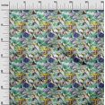 thumbnail image 3 of Oneoonerayon GreenFabricabstractcraft ProjectsDecorFabricImprintedbytheyard56 Pouces de Large, 3 of 4