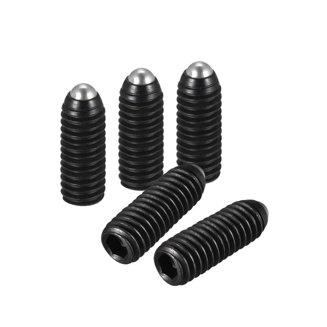 Unique Bargains Ball Point Set Screws, M4 x 12mm High Carbon Steel Metric Spring Hex Socket Grub Screw 20 Pack