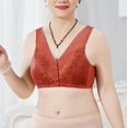thumbnail image 4 of Clearance Sale 2025 Intimates Women's Adjustable Sports Front Closure Extra-Elastic Breathable Lace Trim Bra, 4 of 8