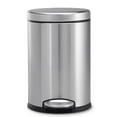 thumbnail image 4 of Simplehuman Poubelle de Salle de Bain Ronde à Pédale en Acier Inoxydable 4,5 Litres / 1,2 gal, Brossée, 4 of 7