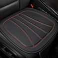 thumbnail image 2 of Red Red Leather Car Seat Cushion With Full Enclosure And Secure Fit For Vehicles, 2 of 6