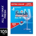 thumbnail image 1 of Finish Power Ball All In 1 Max Dishwasher Detergent Pods, 105 Tabs, 1 of 6