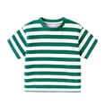 thumbnail image 5 of Ymyiu T-Shirts pour Garçons T-Shirts Variés pour Garçons T-Shirt Super Doux Extensible à Manches Courtes T-Shirt Graphique Taille 7-8 Ans (Vert, 7-8 Ans), 5 of 5