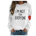 thumbnail image 1 of Ketyyh-chn99 Chandails pour Femmes Mode Blouse Ample Femme Adulte Col Rond Manches Courtes Hauts T-Shirt Imprimés Blouse Ample Blanc, TG, 1 of 5
