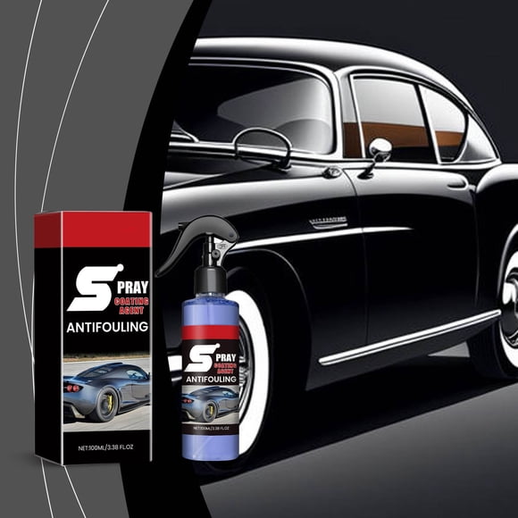 SPOORYYO High Protection Auto Paint Spray, 3-in-1 Car Coating for Stains & Scratches, Clear Vision Cleaning Spray 100ml
