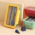 thumbnail image 2 of Bento Boxes 1100 ML Bento Lunch Box For Kids Childrens With Spoon & Fork - Durable Perfect Size for On-the-Go Meal, 2 of 9