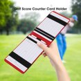 thumbnail image 3 of Counter Card Holder, PU Leather Golf Score Card Holder with Pencil Golf Score Keeper Card for Golf Enthusiasts, 3 of 7