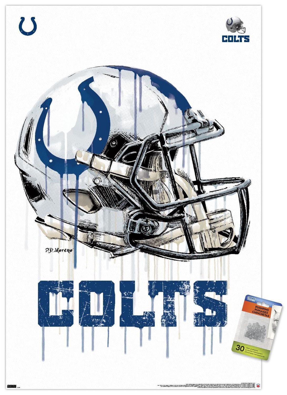 NFL Indianapolis Colts - Casque anti-goutte 20