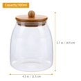 thumbnail image 2 of Glass Food Storage Container Flour Storage Jar Sugar Container with Bamboo Lid, 2 of 8