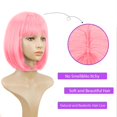thumbnail image 5 of WIFKLSIIPG Perruque pour Femmes Carnaval Perruque en Cheveux Humains 30cm Perruque Courte Convient à la Décoration de Fête 30cm, 5 of 5