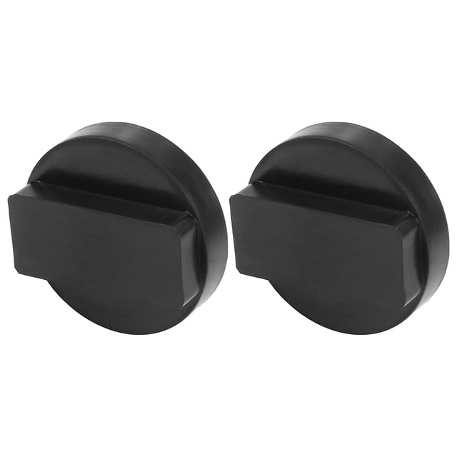 2pcs 0.87"x2.36" Jack Pad Lifting Support Rubber Frame Rail Protector Adapter for BMW