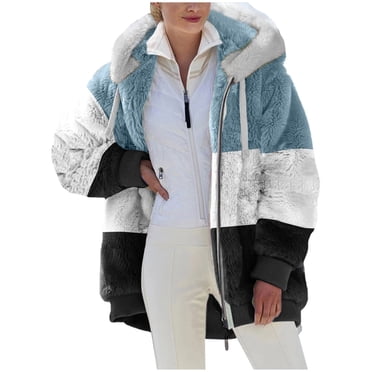 UPPADA Manteaux d'Hiver Chauds pour Femmes 2024 Mode Temps Très Froid Manteau Extérieur Épais Duvet Duveteux Veste Matelassée Parka