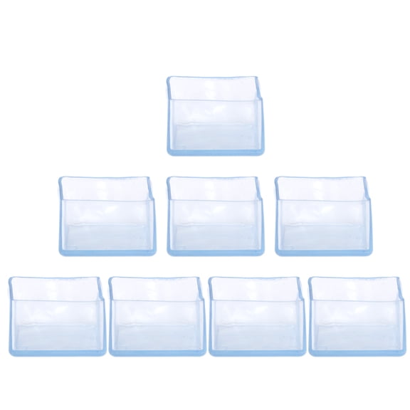 Unique Bargains Clear PVC Chair Leg Cap End Tip Feet Cover Furniture Floor Protector 10pcs Reduce Noise Prevent Scratch