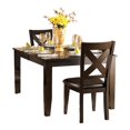 thumbnail image 5 of Topline Home Furnishings Solid Wood Dark Cherry Table, 5 of 5