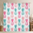 thumbnail image 1 of Erosebridal Rideaux et Draperies Ananas Roses (42x90), Fruits Tropicaux Rideaux Occultants 30 %-50 % Ensemble de 2 (42x90), Déco de Chambre Botanique, 1 of 5
