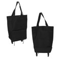 thumbnail image 4 of Foldable Shopping Cart, Wheeled Shopping Bag Multifunctional Large Capacity  For Travel Black, 4 of 8