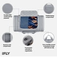thumbnail image 3 of iFLY 20” Water-Resistant Travel Duffel Bag with Backpack Straps, Multi-Pocket Design, Gray, 3 of 15