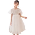 thumbnail image 2 of Robes pour Adolescentes Robe en Tulle à Volants Robe de Printemps pour Filles Robe d'Anniversaire pour Filles Vêtements d'Été pour Filles 13-14 Ans, 2 of 5