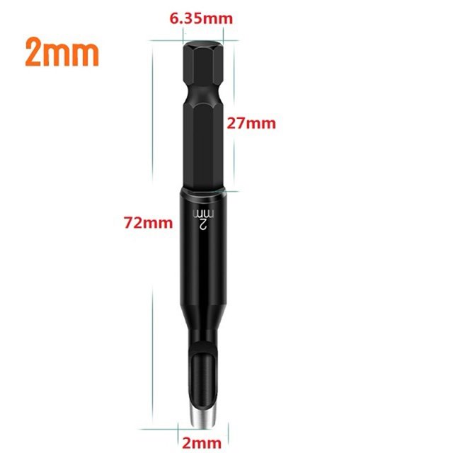 Hex Shank Adapter Electric Machine Hollow Punch for Drill Cardboard Leather Belt
