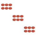 thumbnail image 4 of relayinert 6pcs/set Waterproof Place Mats Easy Wash Durable Elegant Non-Slide For Home And Restaurant Plastic Non- Slide Place Mat orange 45*32.5cm 3Set, 4 of 6