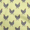 thumbnail image 1 of oneOone Cotton Flex Lime Fabric Rooster Cock Craft Projects Decor Fabric Printed By The Yard 40 Inch Wide, 1 of 4