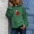 thumbnail image 2 of Hauts de Noël pour Femmes Chandails à Capuchon Décontractés de Noël pour Femmes Chandails à Enfiler Hauts Chandail Imprimé pour Dames Blouse T-Shirt, 2 of 4