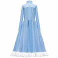 thumbnail image 2 of HAWEE Robe de Luxe Princess Reine des Neiges Costume pour Fille Cosplay Halloween Robes de Fête, 2 of 7