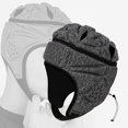 thumbnail image 4 of Rugby Roller Hat,Adjustable Rugby EVA Padded Headgear Soft Head Protective Protector Head Fall Protection for Unisex Kids Adults Gray, 4 of 8