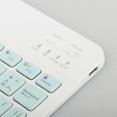 thumbnail image 3 of lionlar Universal Slim Bluetooth 5.1 Keyboard Japanese Keycaps Full Size for Windows , green, 3 of 9