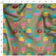 thumbnail image 4 of Soimoi Green Poly Georgette Fabric Beech & Fun Party Fabric Prints By Yard 42 Inch Wide, 4 of 5