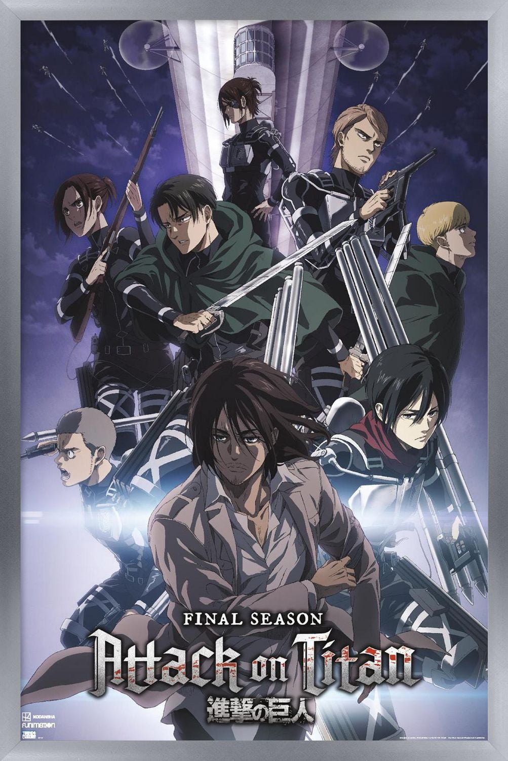 Attack on Titan: Season 4 - Key Visual Wall Poster