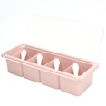thumbnail image 2 of Étagère à Épices de Cuisine, Boîte à Assaisonnement en Acrylique, avec Cuillère Durable 4 Compartiments pour Toutes Sortes de Condiments Sucre, Sel, Confitures, 2 of 8