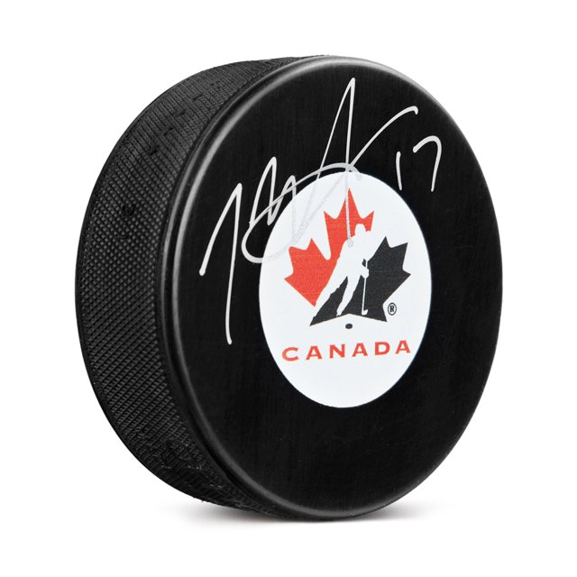 Rod Brind'Amour Équipe Canada Rondelle du Logo de Hockey Canada Signé