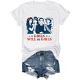 thumbnail image 4 of Womens Long Sleeve Tops Polyester Shirts for Women Long Sleeve Loose Work Tops Women Tees Women Plain Short Sleeve Shirts for Women Lightweight T Shirts Women Tunics for Women Summer Shirts for, 4 of 4