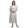 thumbnail image 2 of Moomaya Chemise de Nuit à Manches Courtes pour Femmes, en Coton Imprimé, 2 of 6