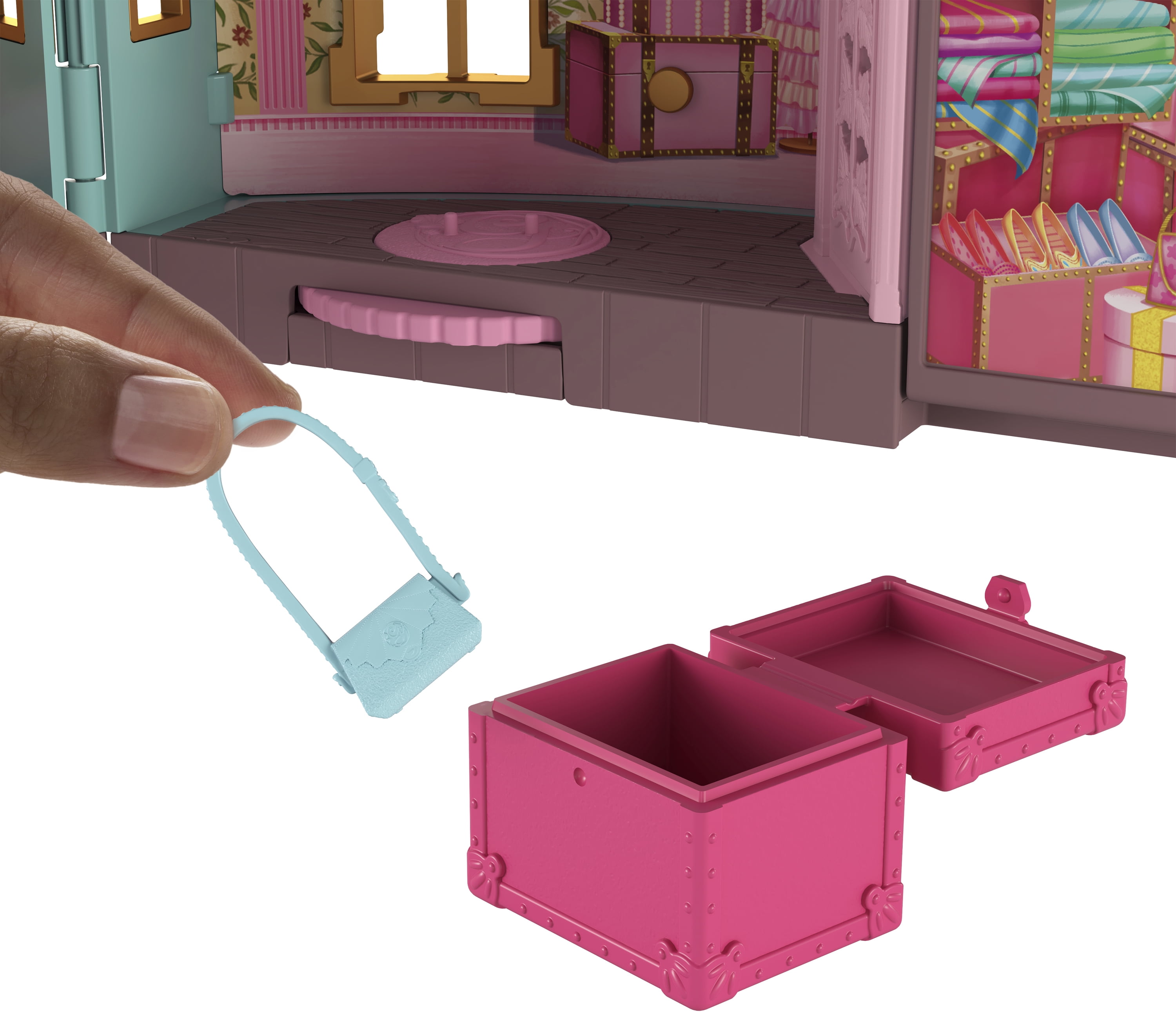 Universal Pictures’ Wicked So Popular Dorm Small Doll Playset with 3 Play Spaces & 10 Total Pieces