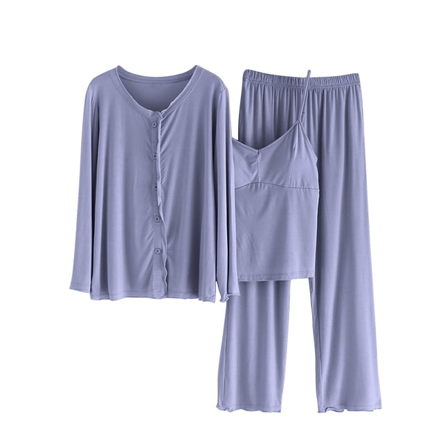 Birdeem Blouse Femme Unie Décontractée Mode Col en V Régulier Sans Manches Vêtements de Nuit Ensembles de Blouses