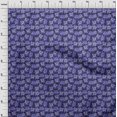 thumbnail image 4 of oneOone Georgette Viscose Blue Fabric Tropical Sewing Material Print Fabric By The Yard 42 Inch Wide, 4 of 5